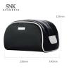Buy cheap Logo Waterproof PU Leather Double Zipper Makeup Bag from wholesalers