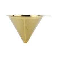 Buy cheap Titanium Coated Paperless Coffee Dripper Pour Over Cone Coffee Filters product