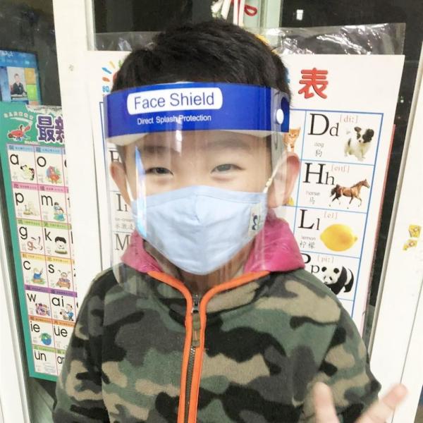 Buy cheap Safety Face Shield Baffle Block Anti Droplet Dust Proof Protect Full Face Covering from wholesalers