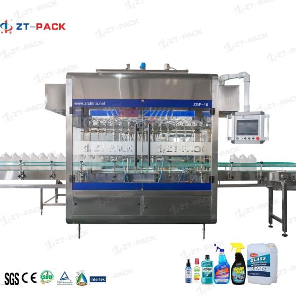 500ml Toilet Cleaner Filling Machine 6000b/H Antiseptic Liquid Filling Line