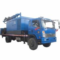 Buy cheap 300m Depth Water Well Drilling Rig 266HP Load Vehicle Engine 115 - 350mm Dia product