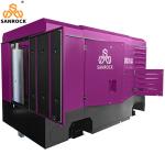 35m3/min SANROCK Portable Screw Air Compressor Machine Mining Direct Driven