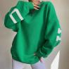 Buy cheap Knitted Crew Neck Plaid Sleeve Sweatshirt Cotton Or Customize Sports Jumpsuit from wholesalers