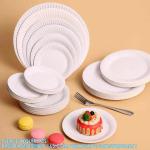 Wholesale High Quality Eco Paper Plate Happy Birthday Dessert Cake Reusable