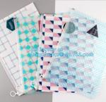 vinyl pvc zipper bag vinyl zipper slider bag for stationery, cosmetic, Flat