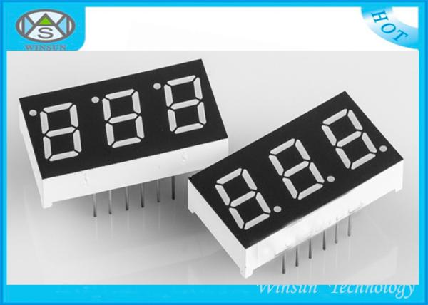 30.1 X 16 X 7mm Digital Counter Display 0.4 Inch , 3 Digit Seven Segment Display