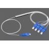 Buy cheap LSZH/PVC 1*4 SC/UPC Steel Tube Type Fiber Optic PLC Splitter from wholesalers