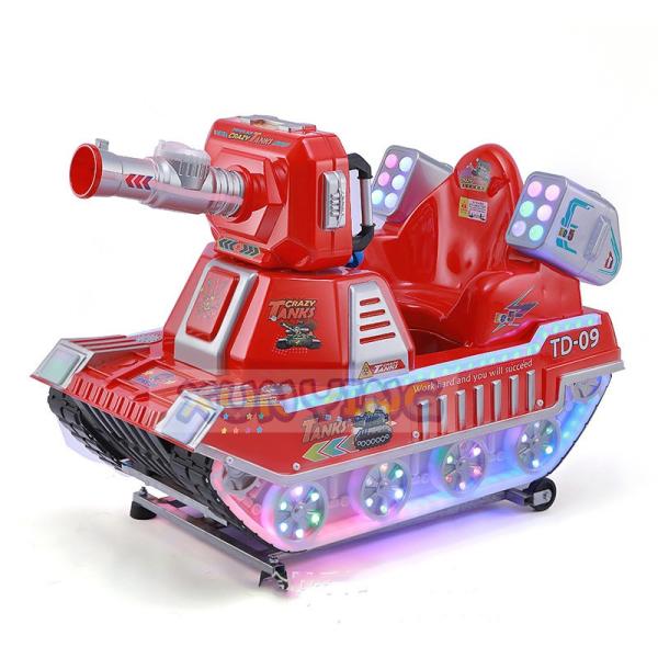 Buy cheap Amusement Center Coin Operated Rocket Ride Kiddie Tank Game Machine ODM from wholesalers