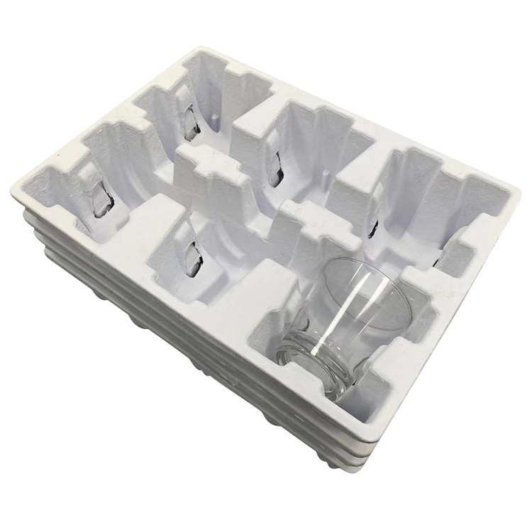 Antistatic Recycled Paper Tray Dry Press Biodegradable Packaging Paper