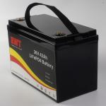 Black Portable 36V 42AH LifePo4 Battery Pack For Power Supply Chargeable and