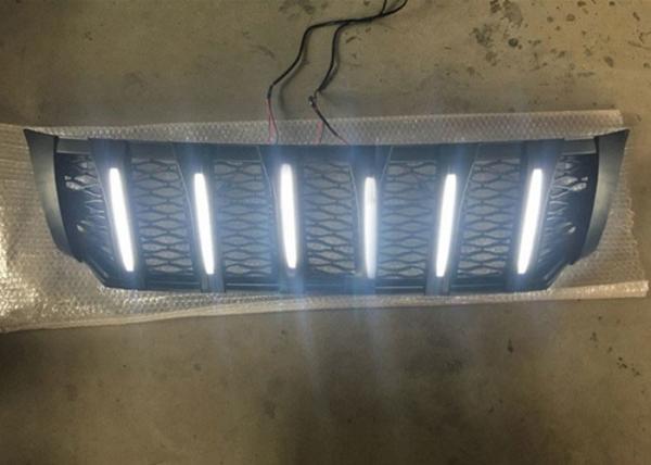 Buy cheap 4x4 Nissan Navara Parts LED Front Grille Matte Black / Red / White Color from wholesalers