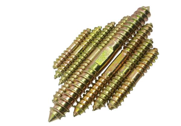 Buy cheap Carbon Steel Class 4.8 Zinc Yellow Plated Black Double Head Hanger Bolt With Wood Thread from wholesalers