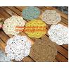 Buy cheap Hand made crochet doily, table cloth, Different styles of different Placemat color custom from wholesalers