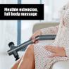 Buy cheap Handle impact massage gun deep tissue muscle back massager handheld pain relief portable mini long handle fascia gun from wholesalers