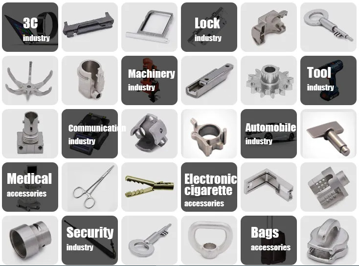 304 Stainless Wall Pin MIM Metal Injection Molding Products ODM