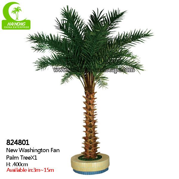 Buy cheap 400cm Height Luxury Artificial Outdoor Palm Plants Restaurants from wholesalers