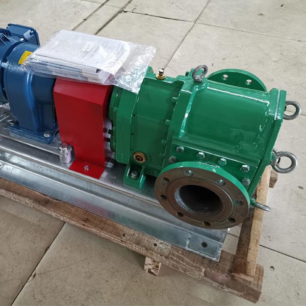 Buy cheap Reversible Aluminium Cam Rotor Pump , Mobile Rotary Lobe Positive Displacement Pump from wholesalers