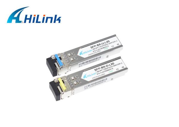 Buy cheap Hilink Wdm 20Km SFP 1310/1550nm 1.25G BiDi Transceiver Module from wholesalers