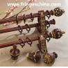 Buy cheap Hot selling delicate aluminum curtain rod pipe resin finials for home decoration from wholesalers