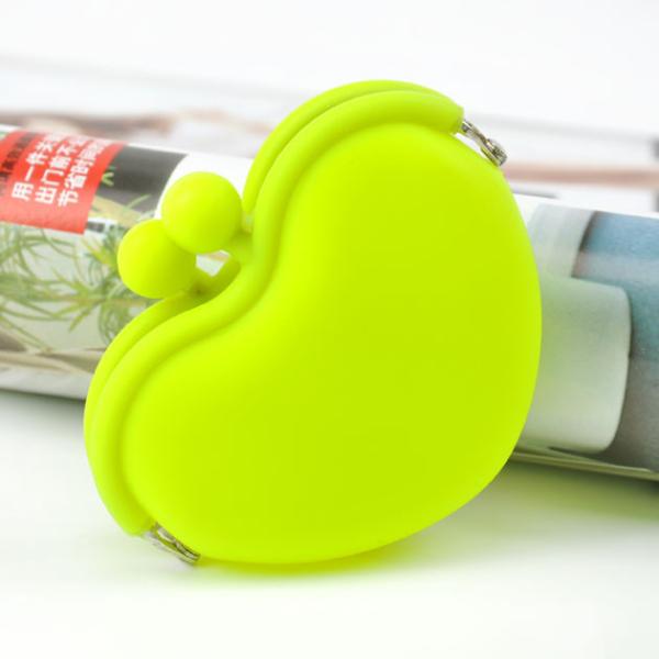 Buy cheap heart shape silicone coin bag from wholesalers