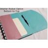 Buy cheap Agenda Disc Bound Notebook / Disc Bound Journal PU Leather Cover With 8 Discs Binding from wholesalers