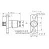Buy cheap SMPM Flange Mount RF Connector Straight Full Detent Plug CXN3657/MF151A 50Ohm from wholesalers