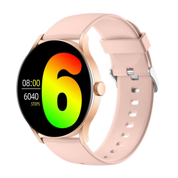 KW218B 1.43 Inch Round Dial Smart Watch Amoled Display Stylish Women'S