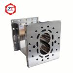 140mm Twin Screw Extruder Parts Granulator Screw Barrel Center Distance 116mm