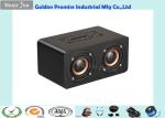 6W 52mm Wooden Bluetooth Speaker Dual Horn 1500MA TF Card HIFI Effect