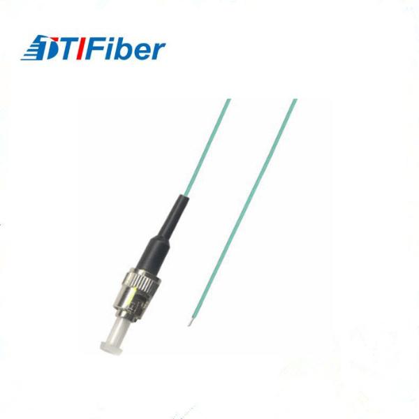 ST Splice On Fiber Optic Pigtail Multimode OM3 Aqua 3 Meters For Telecommunicati