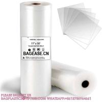 Buy cheap Commercial Grade Embossed Vacuum Sealer Bag Roll For Food Packaging 28cm X 6m product
