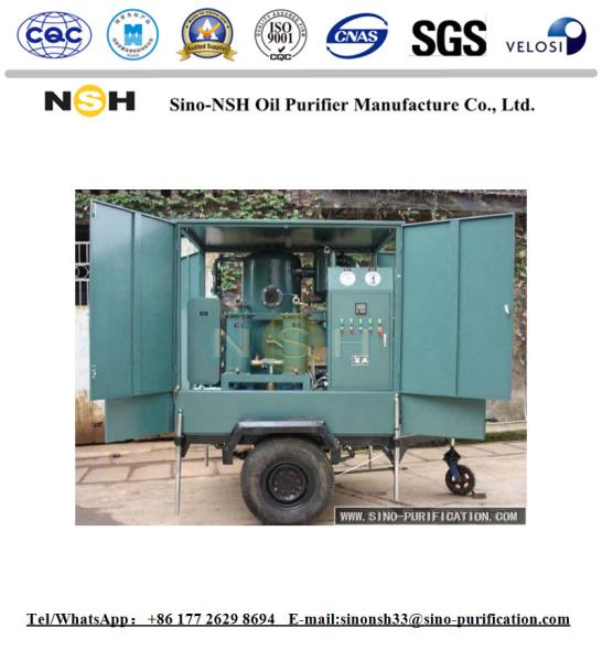 Buy cheap Light Weight Transformer Oil Purifier 18000L/H Vacuum Mobile Oil Purification from wholesalers