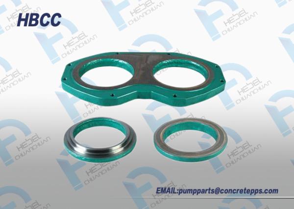 Buy cheap Sany Zoomlion Schwing PM concrete pump spare parts/ spectacle wear plate and wear ring from wholesalers