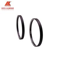 Buy cheap Round Matt Black Aluminium Mirror Frame Furniture Profiles For Bathroom Bedroom product