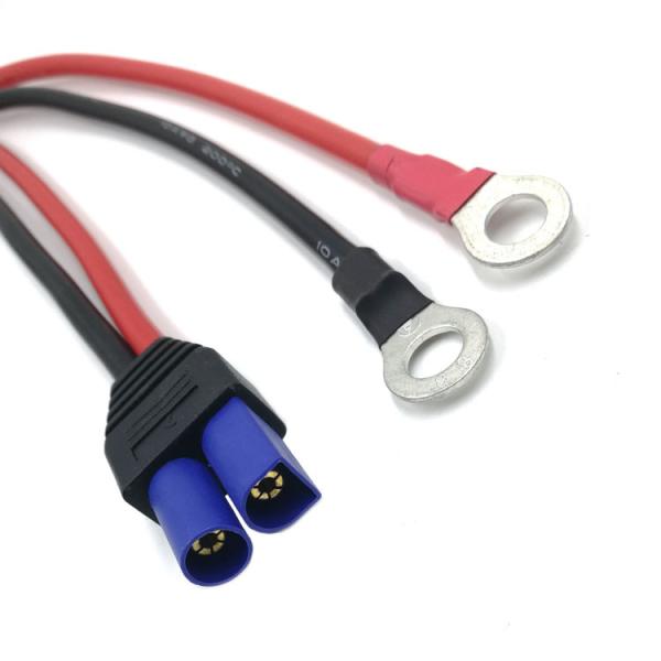 Buy cheap DC 12-24V 30A EC5 Charge Lead , Practical Battery Extension Cable from wholesalers