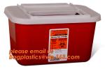 Medical waste container sharp box sharps container for hospital use, 1QT