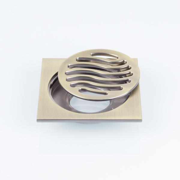 Buy cheap Brass Chrome Plating Balcony Bathroom Floor Drain Strainer from wholesalers
