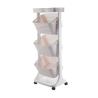 Buy cheap Beige 3 Tier Tall Rolling Laundry Cart With 3 Removable Hamper from wholesalers