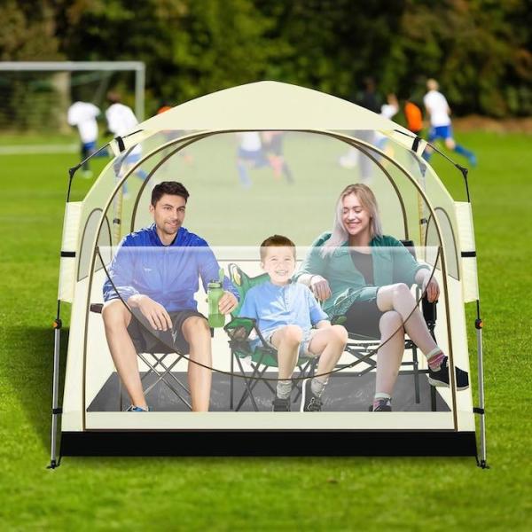 Buy cheap 40*69*65Inch UV Protected Pop Up Sports Tents with Mesh Windows Easy Set Up Carrying Bag and Stakes Included from wholesalers