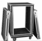 Different kind of colors Standard 10U Plywood Rack Flight Case With Strong
