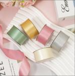 Polyester Satin Gift Wrap Ribbon 196 Colors for Single and Double Face