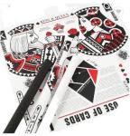 Creative Playing Card Flower Wrappers Plastic Paper