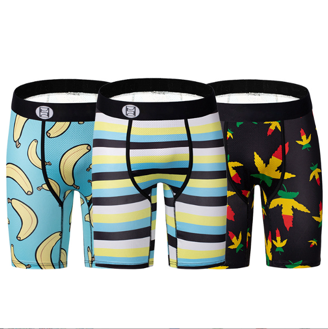 Custom Pattern Men'S Polyester Underwear Ethika Motorcycle Boxer Briefs