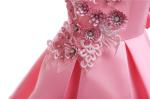 Blue Princess Dress Vestidos Niñas Robe Noel Vestidos De Niñas o-Neck Girls