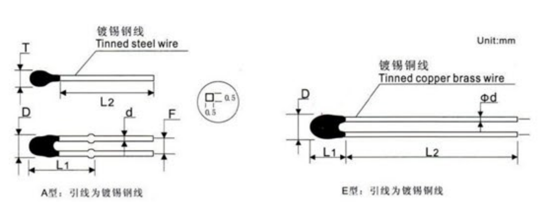 High Precision NTC Temperature Probe Thermistor Sensor 2K/5K/10K/50K Resistance