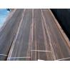Buy cheap Natural Macassar Ebony Wood Veneer Sheet Quarter Cut from wholesalers