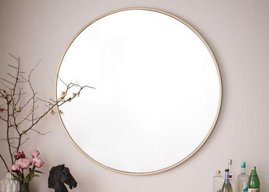 Buy cheap 3-6mm Framed Bathroom Mirrors , Exquisite Appearance Big Decorative Wall Mirrors from wholesalers