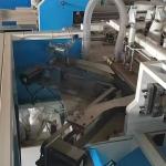 Used Cold Cut Putty Powder Cutting Folding Sewing Machine For Woven Bags
