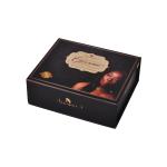 Black Hard Cardboard Wig Box Magnetic CMYK Printing Multipurpose