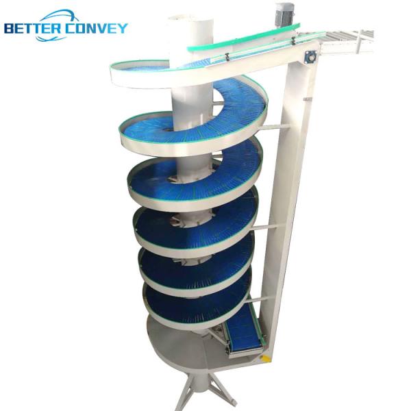 Buy cheap Stainless Steel Screw Spiral Elevator Vertical Lifting Conveyor from wholesalers